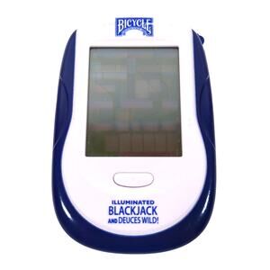 Bicycle Blackjack Deuces Wild Handheld Game 2005 Illuminated Used Good Tested